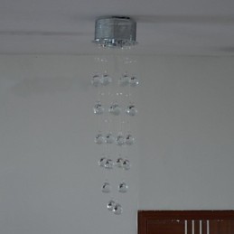 Lámpara de cristal de lujo