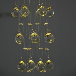 Lámpara de cristal de lujo