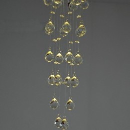 Lámpara de cristal de lujo