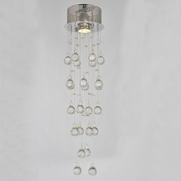 Lámpara de cristal de lujo