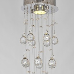 Lámpara de cristal de lujo