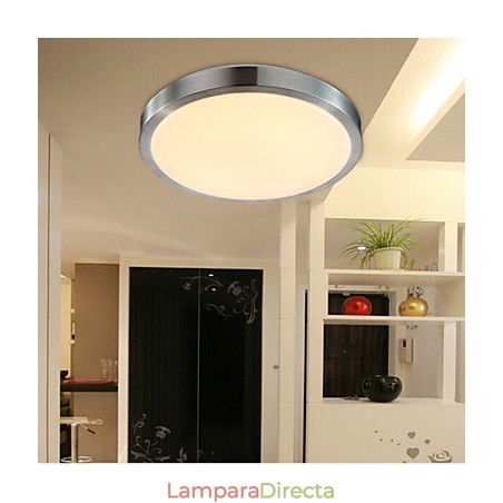 Lámpara de techo redonda, sencilla y moderna, diámetro 35 cm. Lámpara de techo redonda, sencilla y moderna, diámetro 35 cm.