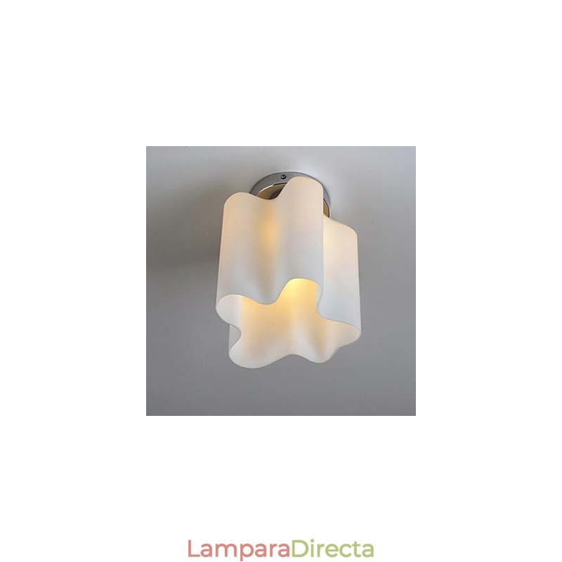 Faros y linternas Nubes de vidrio Absorben la luz de la cúpula Lámpara colgante