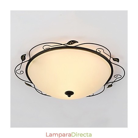 Lámpara de techo absorbente clásica rural de estilo europeo de 32 cm Lámpara de techo absorbente clásica rural de estilo europeo de 32 cm
