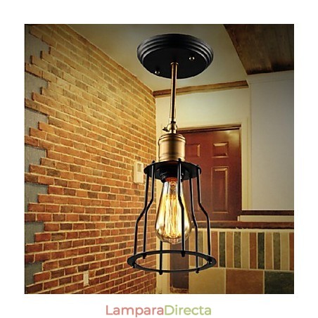 Lámpara empotrada tradicional clásica rústica estilo cabaña vintage retro estilo campestre metal Lámpara empotrada tradicional clásica rústica estilo cabaña vintage retro estilo campestre metal