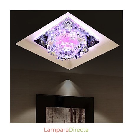 Lámpara de viruela cuadrada, luz de cristal, luz creativa, luz de cúpula, lámpara de tubo Lámpara de viruela cuadrada, luz de cristal, luz creativa, luz de cúpula, lámpara de tubo