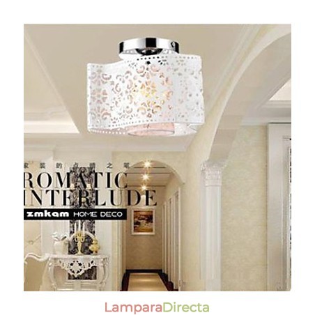 Lámpara contemporánea y compacta de un solo cabezal para absorber la luz del domo Lámpara contemporánea y compacta de un solo cabezal para absorber la luz del domo