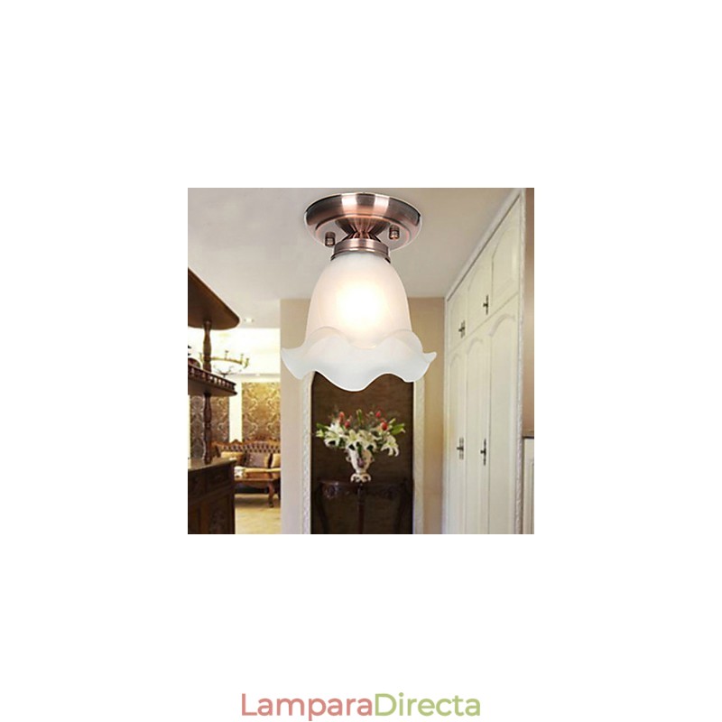 Lámpara de techo de resina de tipo europeo, 15 unidades, ideal para absorber el calor.