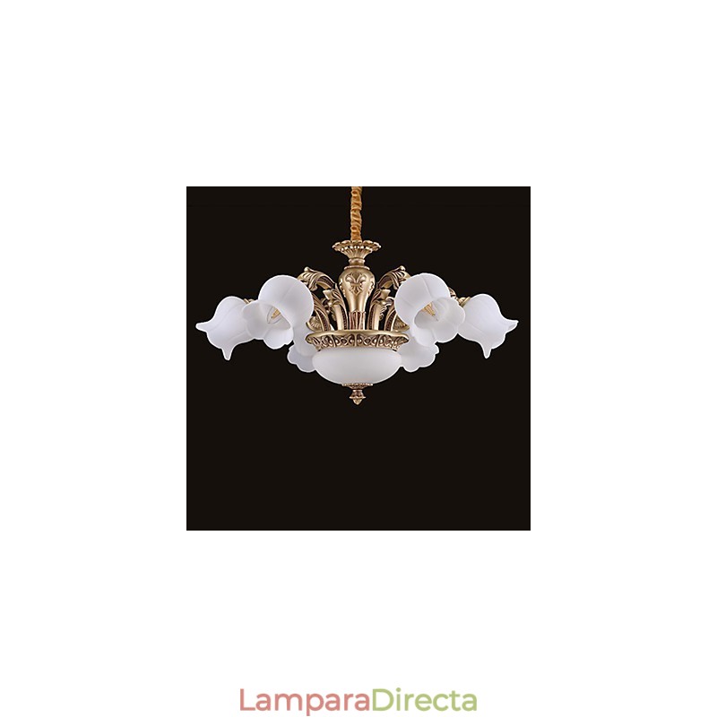 Lámpara de araña de metal moderna contemporánea de otros estilos