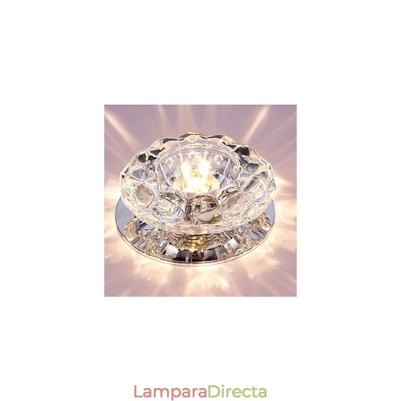Lámpara de techo de cristal SMD 3W, lámpara creativa, luz de cúpula absorbente