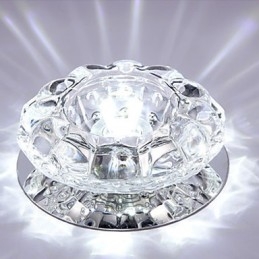 Lámpara de techo de cristal SMD 3W, lámpara creativa, luz de cúpula absorbente