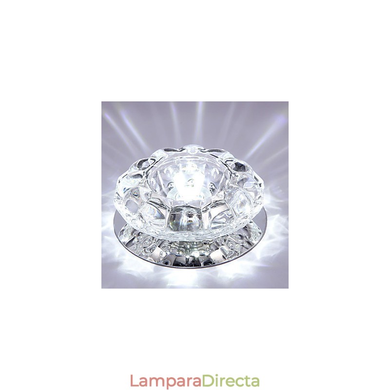 Lámpara de techo de cristal SMD 3W, lámpara creativa, luz de cúpula absorbente