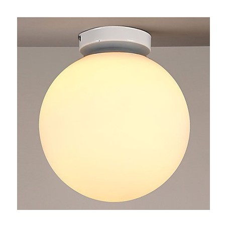 Lámpara de cúpula de cristal blanco, contemporánea y con estilo Lámpara de cúpula de cristal blanco, contemporánea y con estilo