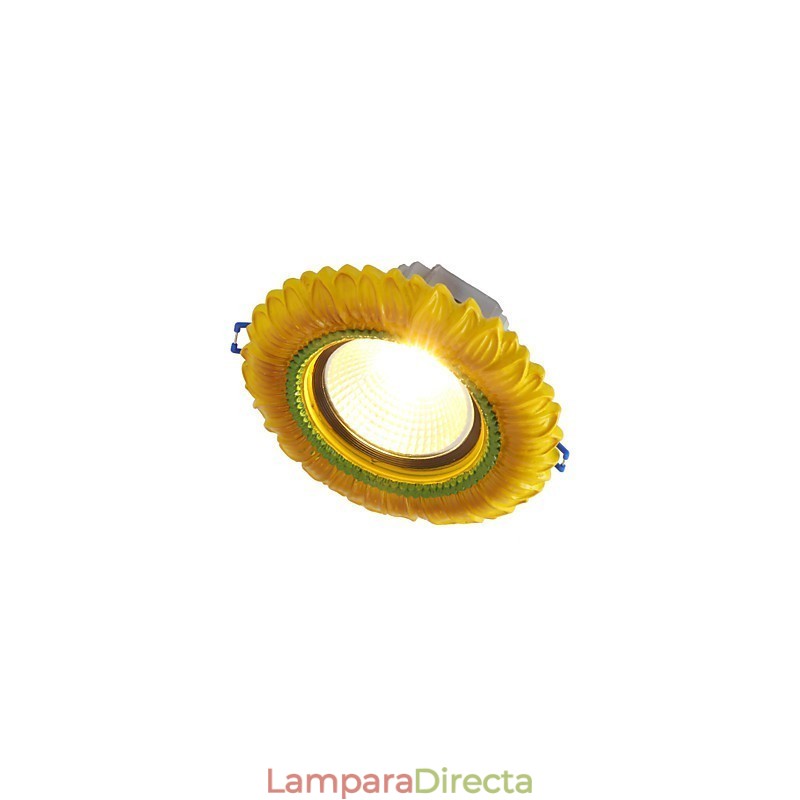 Lámpara de techo europea de 1 vatio, diámetro del orificio de la lámpara: 6,7 cm, estilo retro mediterráneo.