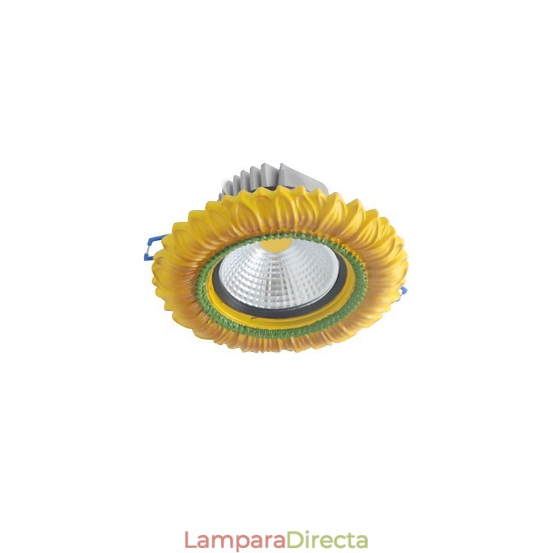 Lámpara de techo europea de 1 vatio, diámetro del orificio de la lámpara: 6,7 cm, estilo retro mediterráneo.