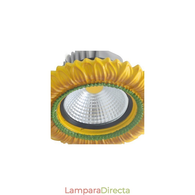 Lámpara de techo europea de 1 vatio, diámetro del orificio de la lámpara: 6,7 cm, estilo retro mediterráneo.