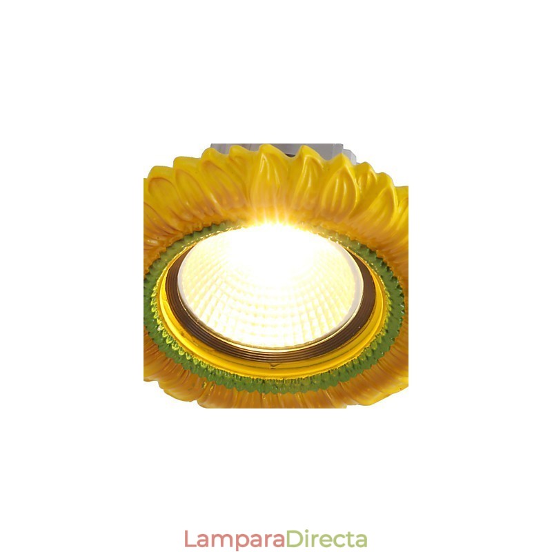 Lámpara de techo europea de 1 vatio, diámetro del orificio de la lámpara: 6,7 cm, estilo retro mediterráneo.