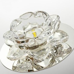 Lámpara empotrada moderna de metal galvanizado estilo mini de cristal contemporáneo