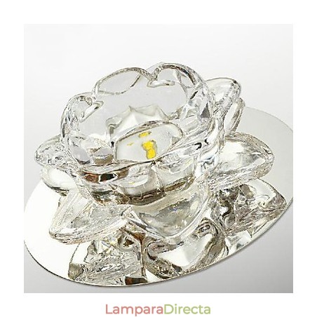 Lámpara empotrada moderna de metal galvanizado estilo mini de cristal contemporáneo Lámpara empotrada moderna de metal galvanizado estilo mini de cristal contemporáneo