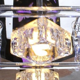 Lámpara de techo de cristal contemporánea moderna