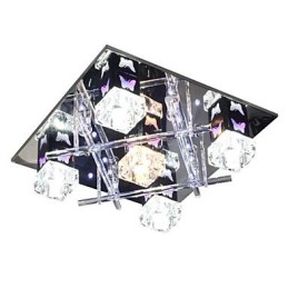 Lámpara de techo de cristal contemporánea moderna