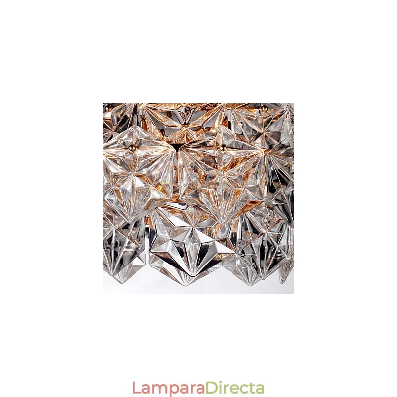 Lámpara colgante de cristal moderna contemporánea Otros cristales Lámpara colgante de cristal Montaje empotrado