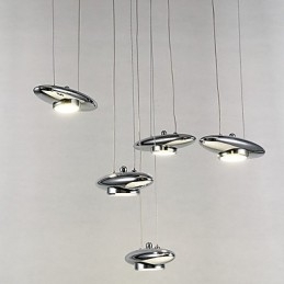 Lámpara empotrada de metal, moderna, contemporánea, tradicional, clásica, de 4 W
