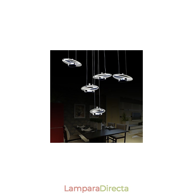 Lámpara empotrada de metal, moderna, contemporánea, tradicional, clásica, de 4 W