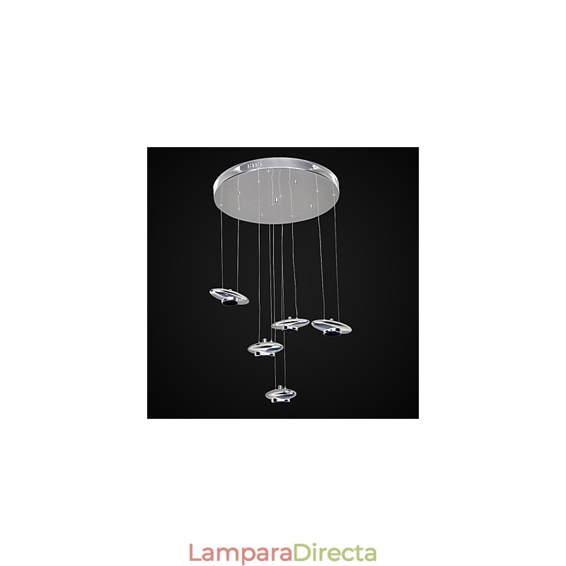 Lámpara empotrada de metal, moderna, contemporánea, tradicional, clásica, de 4 W