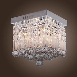 Lámpara de techo moderna y contemporánea de cristal estilo mini