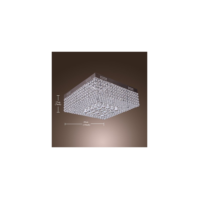 Lámpara de techo con cuentas de cristal y 45 colores