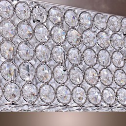 Lámpara de techo con cuentas de cristal y 45 colores