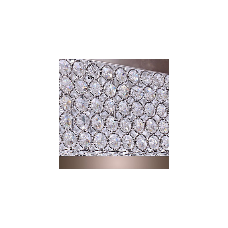 Lámpara de techo con cuentas de cristal y 45 colores