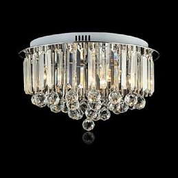 Lámpara empotrada de metal con pintura de cristal clásica tradicional contemporánea moderna
