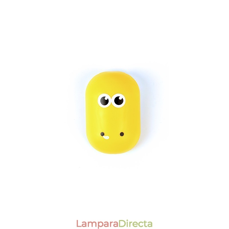 Lámpara de pared para niños con luz nocturna pequeña y control inteligente de luz creativa, ideal para jugar con espíritu creativo, 9 x 6 pulgadas.