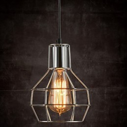 Lámpara colgante creativa de estilo americano de 1 luz
