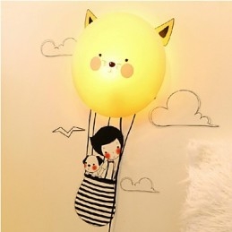 Apliques de pared modernos contemporáneos creativos 3D papel de pared lámpara de pared luz