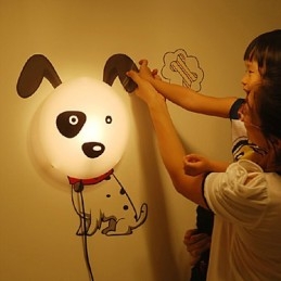 Plástico resistente a altas temperaturas y 10 °C que permite quitar pegatinas de pared. Lámpara de pared creativa con papel tapiz 3D.