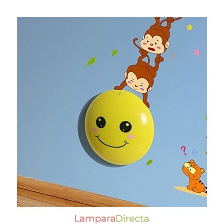 Pegatinas de pared Monos luz activada inteligente inducción esmetope adorno lámpara de pared Pegatinas de pared Monos luz activada inteligente inducción esmetope adorno lámpara de pared