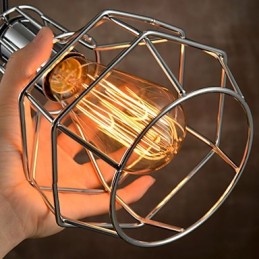 Lámpara colgante creativa de estilo americano de 1 luz