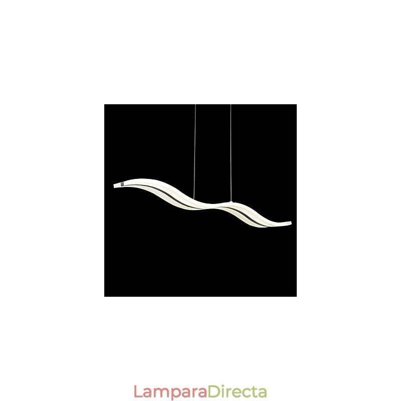 Lámpara colgante contemporánea moderna de cromo
