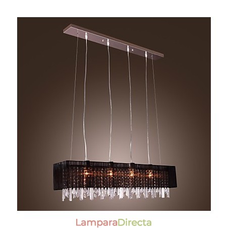 Lámpara colgante moderna contemporánea de cristal de isla y otros metales Lámpara colgante moderna contemporánea de cristal de isla y otros metales