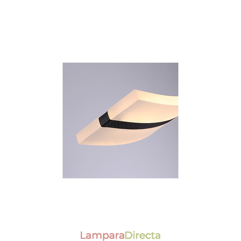 Lámpara colgante contemporánea moderna de cromo