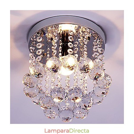 Lámpara de araña moderna de estilo mini de cristal K9 con montaje empotrado Lámpara de araña moderna de estilo mini de cristal K9 con montaje empotrado