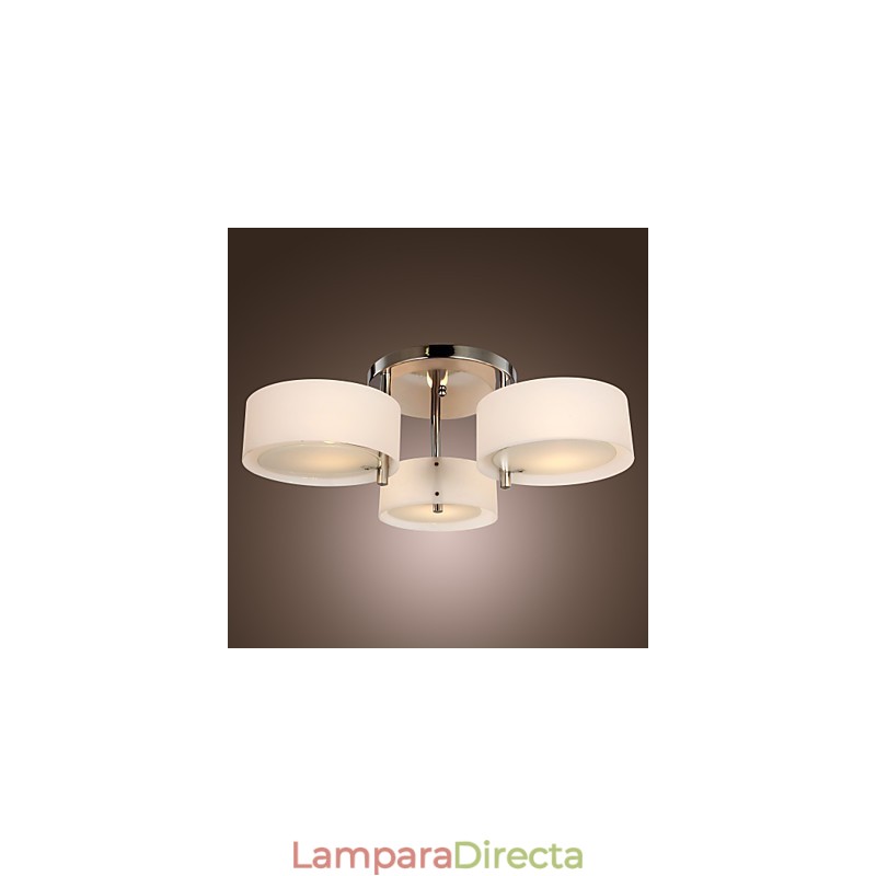 Lámpara de araña moderna de 3 luces