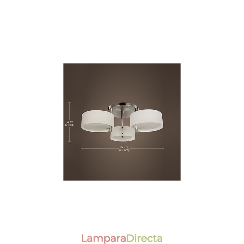 Lámpara de araña moderna de 3 luces