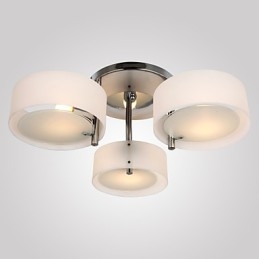 Lámpara de araña moderna de 3 luces