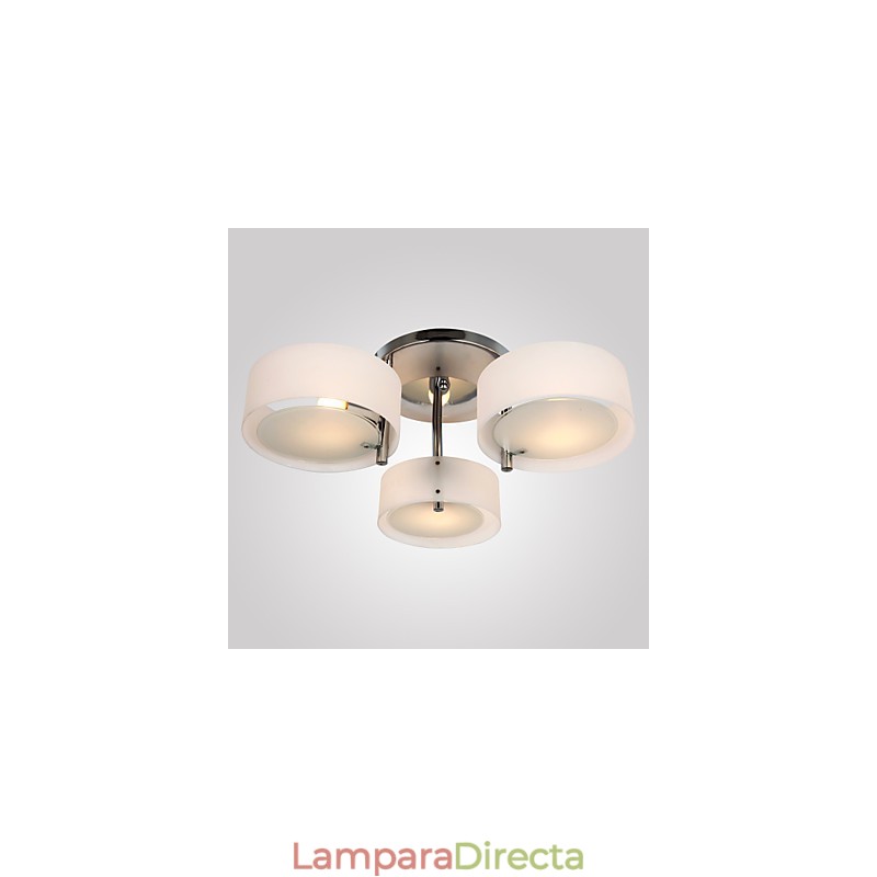 Lámpara de araña moderna de 3 luces