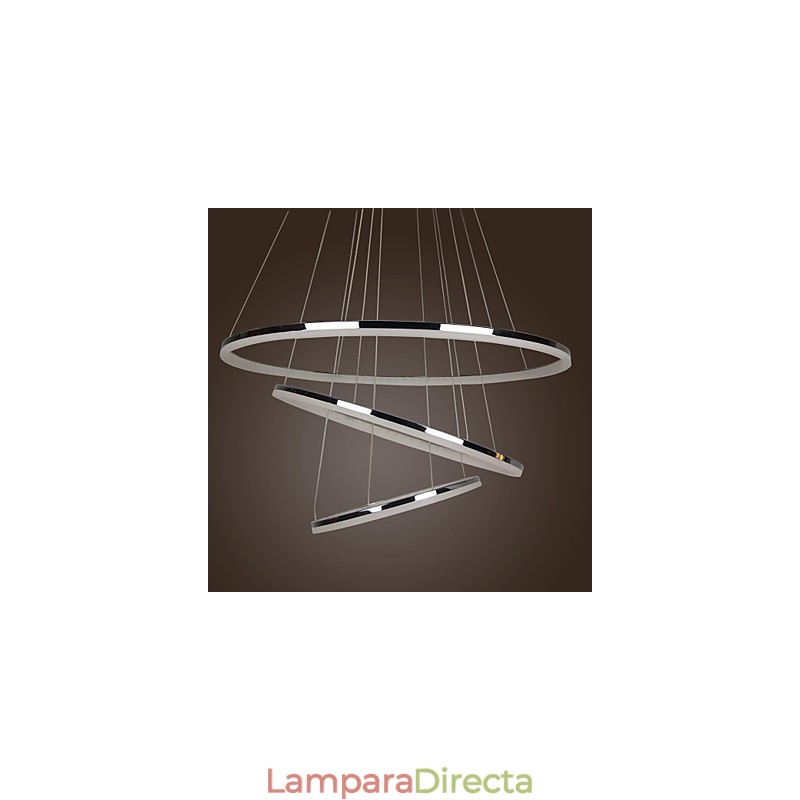 Lámpara colgante de metal galvanizado estilo mini moderno y contemporáneo de 70 W