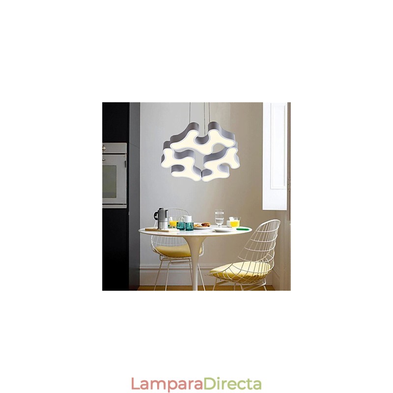 Lámpara colgante de metal moderna de alta calidad.